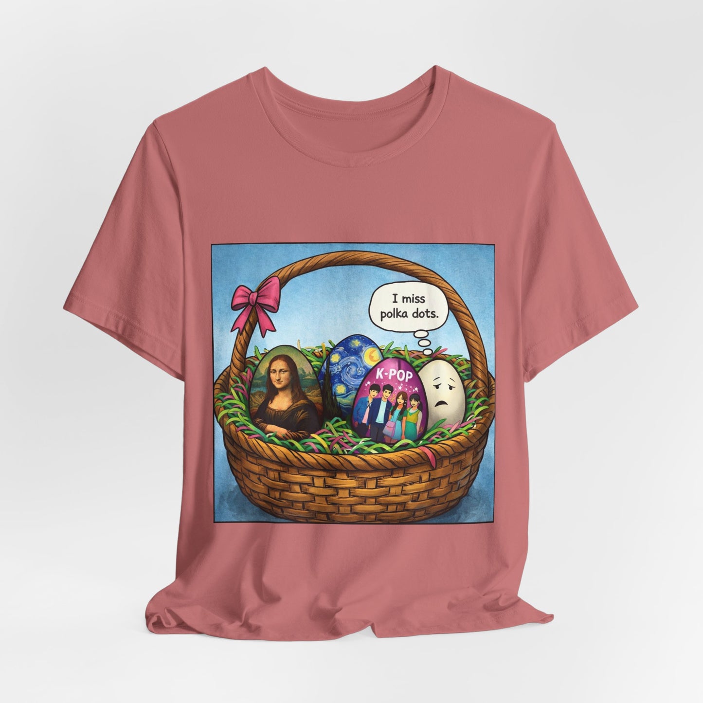 I Miss Polka Dots - Easter Basket Tee