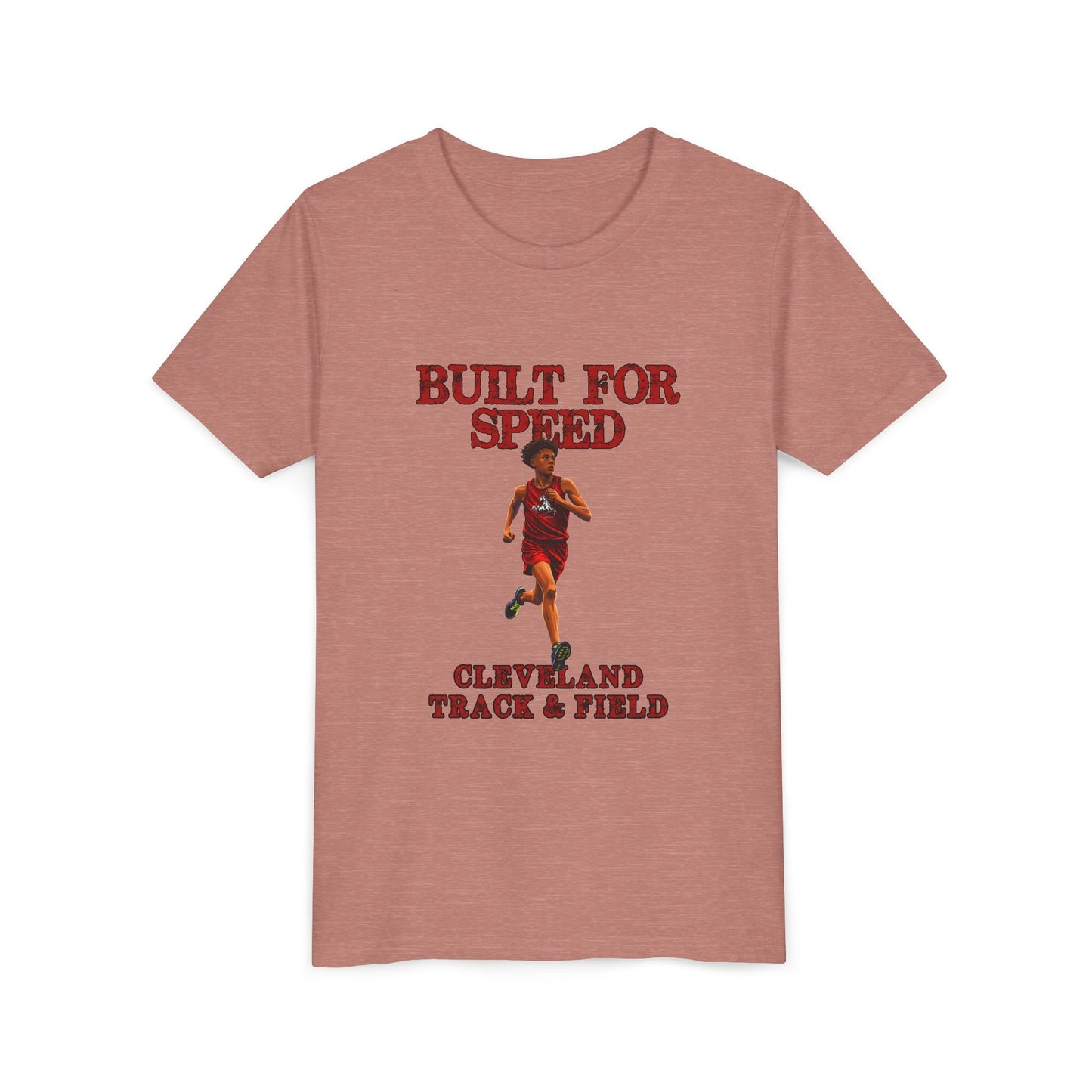 Youth Boys Tee 1 — "Built for Speed" Cleveland Track & Field