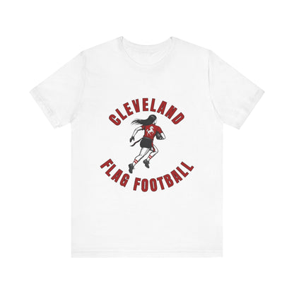 Cleveland Girls Flag Football Adult Sports T-Shirt