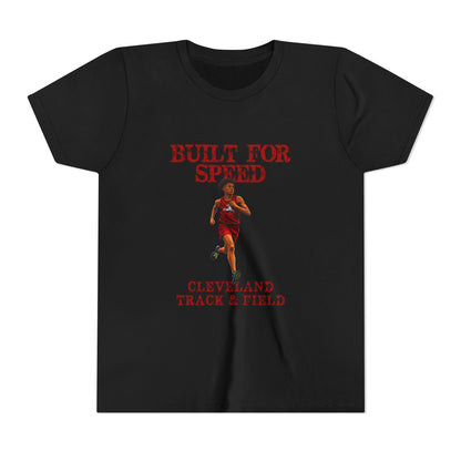 Youth Boys Tee 1 — "Built for Speed" Cleveland Track & Field