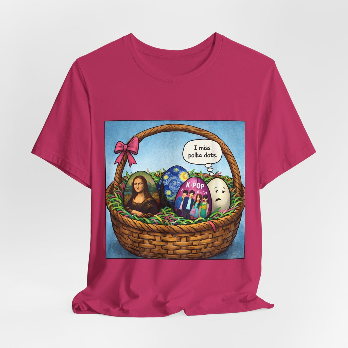 I Miss Polka Dots - Easter Basket Tee