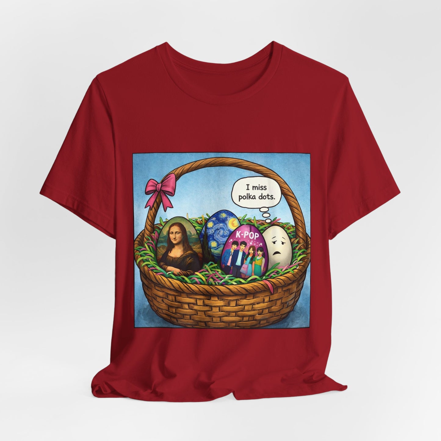 I Miss Polka Dots - Easter Basket Tee
