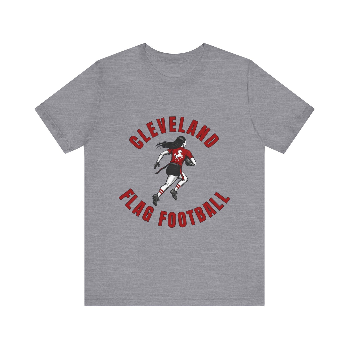 Cleveland Girls Flag Football Adult Sports T-Shirt