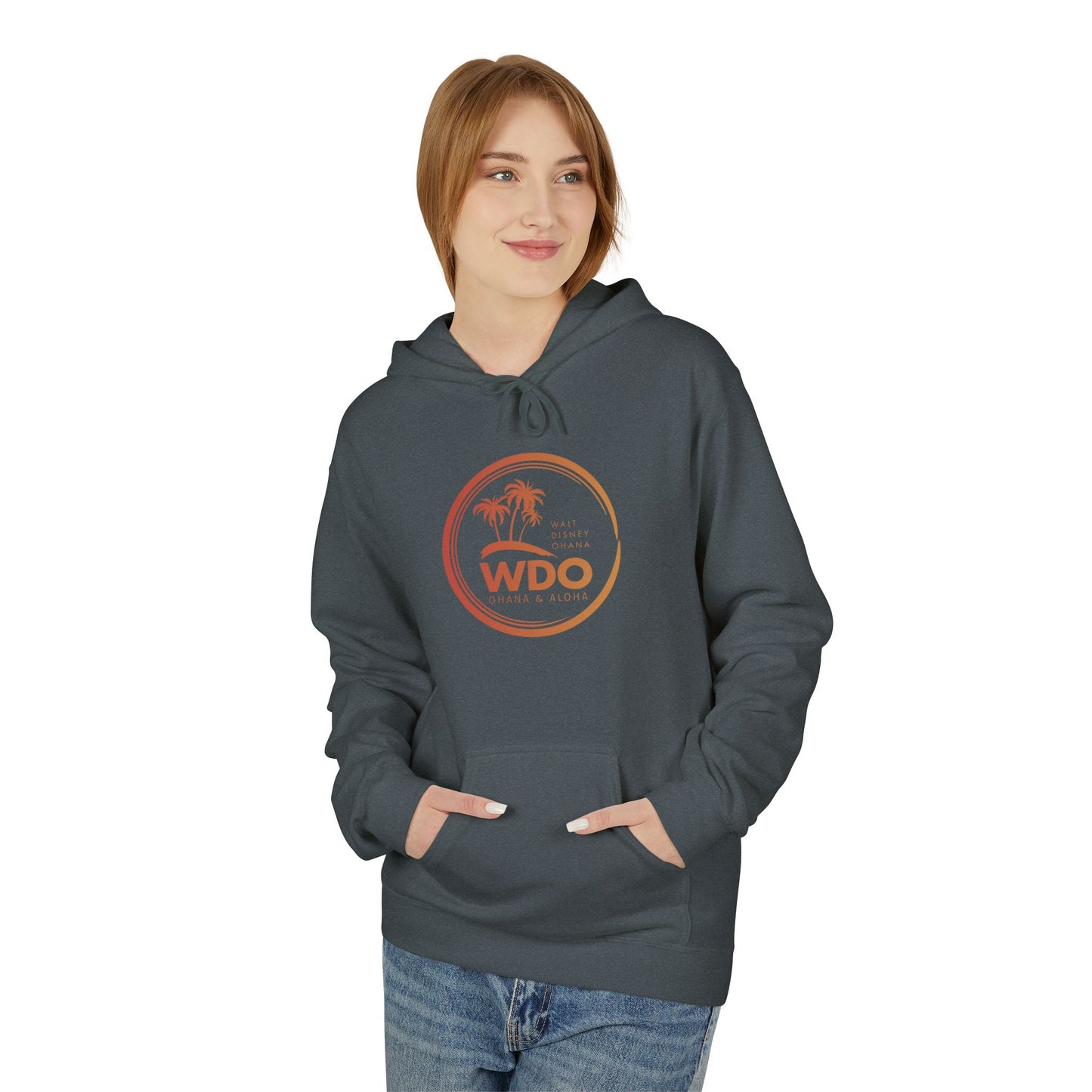 Stay Stylish & Cozy Hoodie – Orange Logo Minimalist Sweatshirt, Premium Unisex Streetwear Pullover, Soft Casual Fashion Hoodie