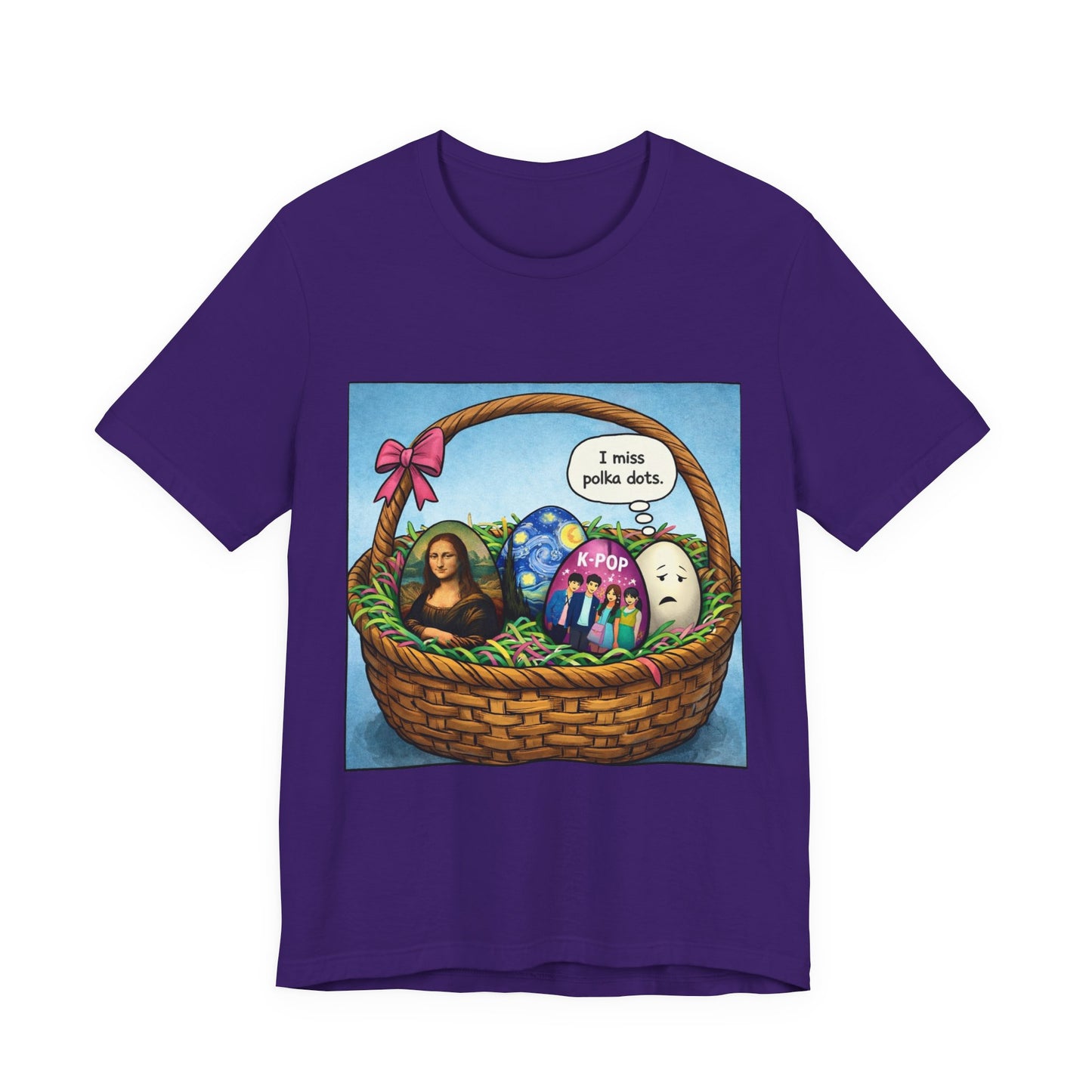 I Miss Polka Dots - Easter Basket Tee
