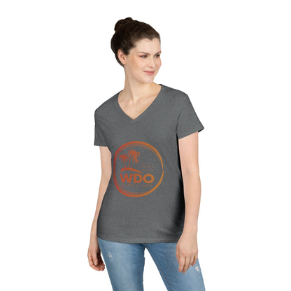 Ohana Tee (Ladies V-neck w/ orange logo)