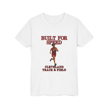Youth Boys Tee 1 — "Built for Speed" Cleveland Track & Field
