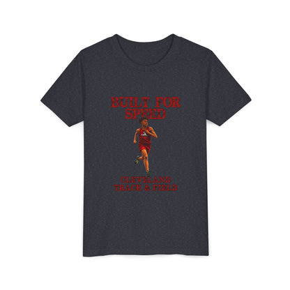 Youth Boys Tee 1 — "Built for Speed" Cleveland Track & Field