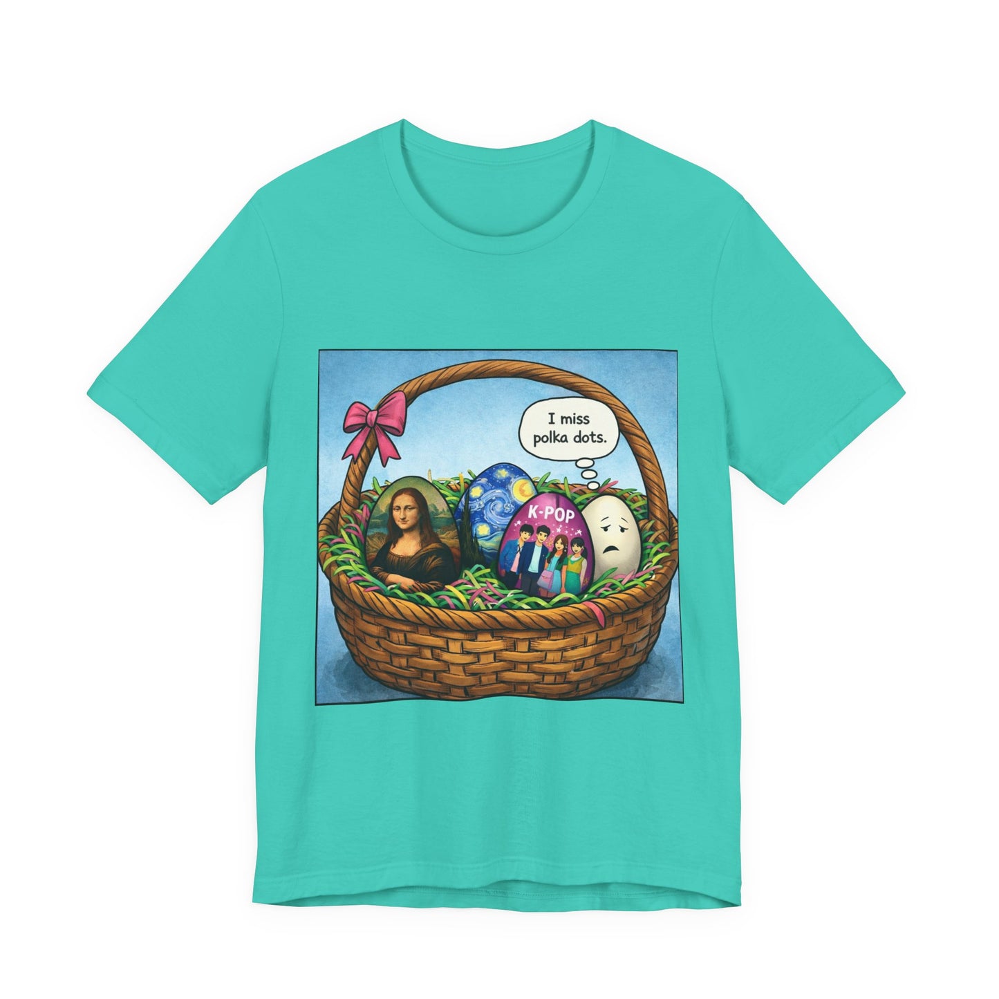 I Miss Polka Dots - Easter Basket Tee
