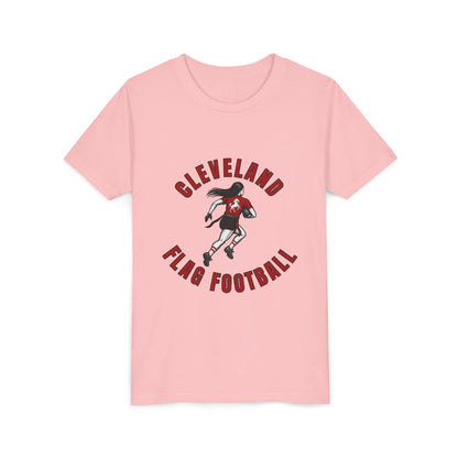 Cleveland Girls Flag Football Youth T-Shirt