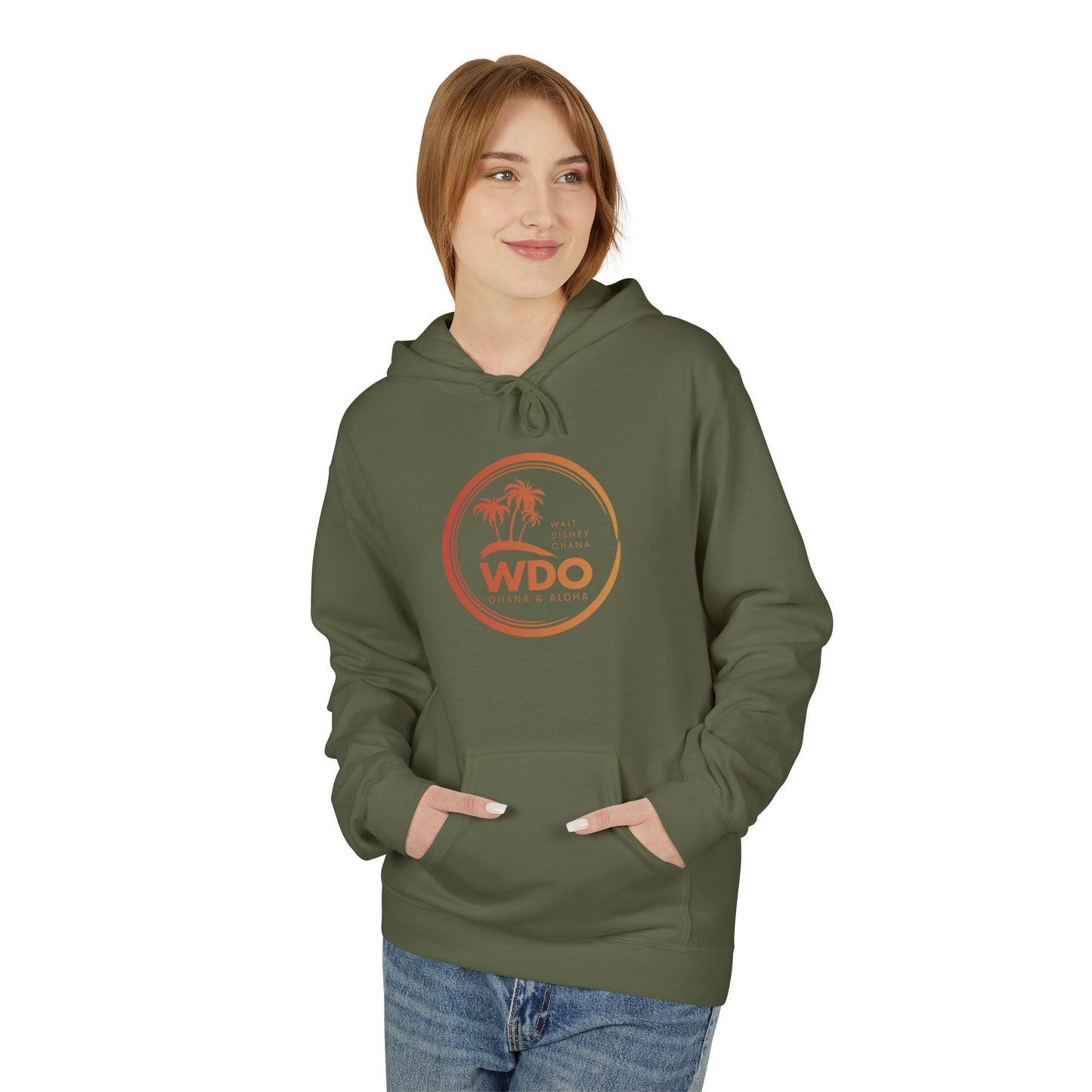 Stay Stylish & Cozy Hoodie – Orange Logo Minimalist Sweatshirt, Premium Unisex Streetwear Pullover, Soft Casual Fashion Hoodie