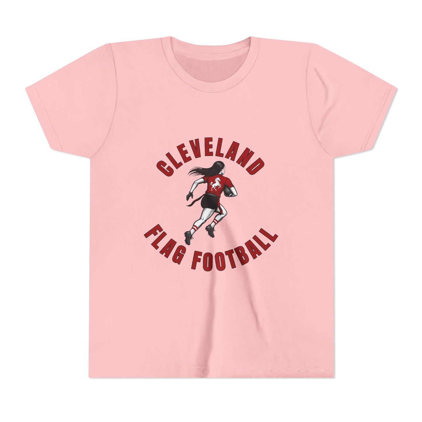 Cleveland Girls Flag Football Youth T-Shirt
