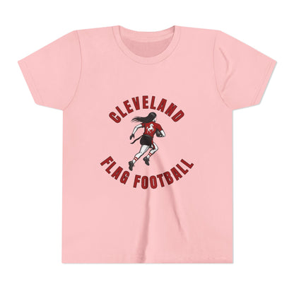 Cleveland Girls Flag Football Youth T-Shirt