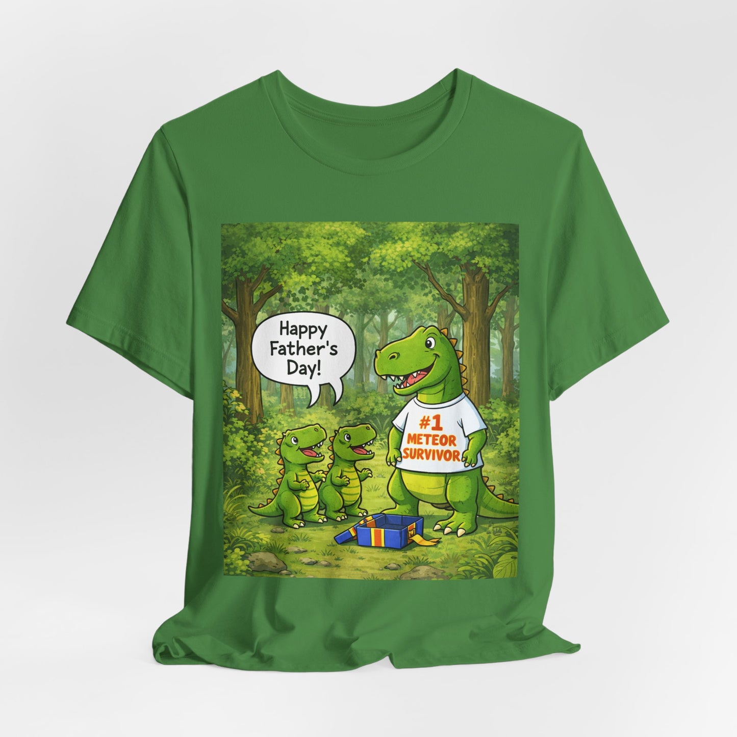 Father’s Day Dinosaur Tee – #1 Meteor Survivor