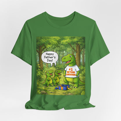 Father’s Day Dinosaur Tee – #1 Meteor Survivor