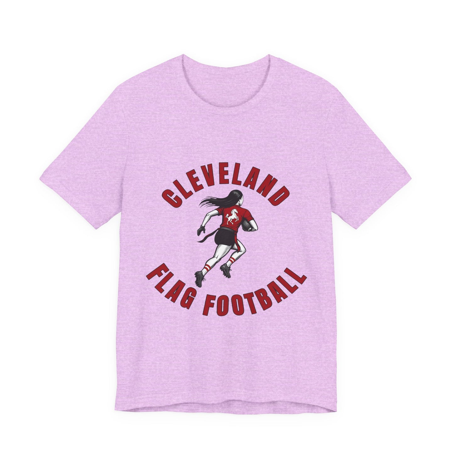Cleveland Girls Flag Football Adult Sports T-Shirt