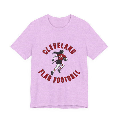 Cleveland Girls Flag Football Adult Sports T-Shirt