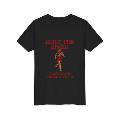 Youth Boys Tee 1 — "Built for Speed" Cleveland Track & Field