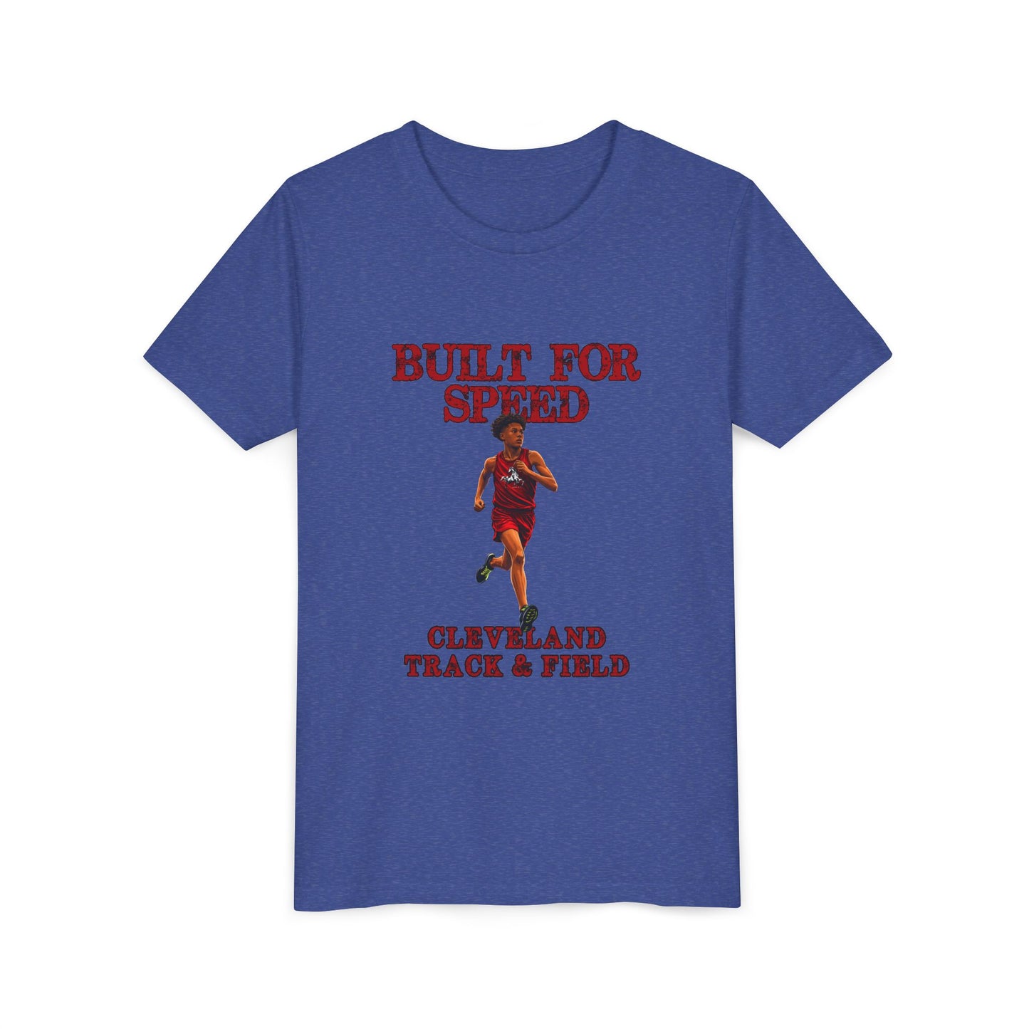 Youth Boys Tee 1 — "Built for Speed" Cleveland Track & Field