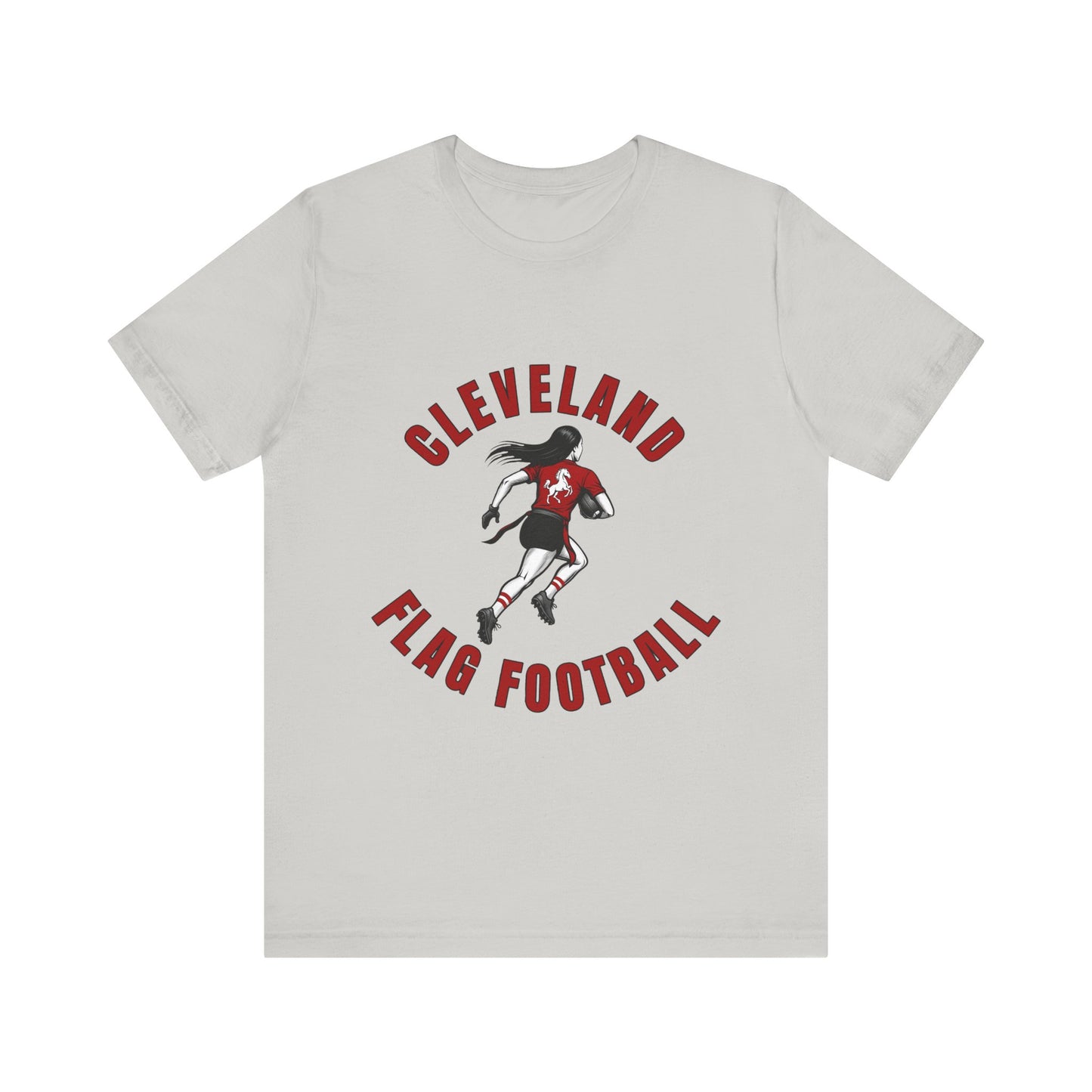 Cleveland Girls Flag Football Adult Sports T-Shirt