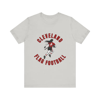 Cleveland Girls Flag Football Adult Sports T-Shirt