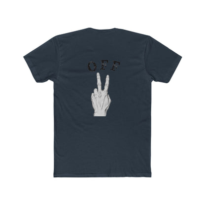 PEACE OFF Crew Graphic T-Shirt – Premium Cotton Streetwear Tee, Minimalist Statement Shirt, Unisex Casual Fashion Top