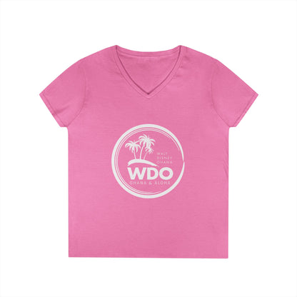 Ohana Tee (Ladies V-neck w/ white logo)
