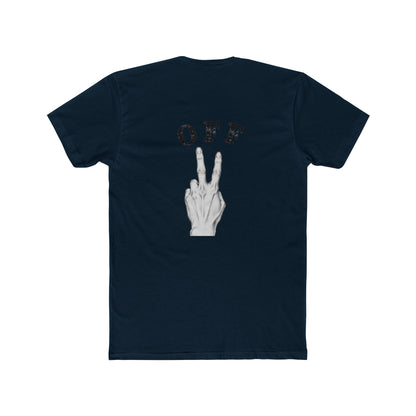 PEACE OFF Crew Graphic T-Shirt – Premium Cotton Streetwear Tee, Minimalist Statement Shirt, Unisex Casual Fashion Top