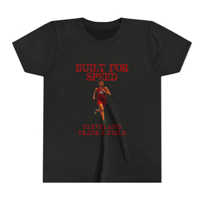 Youth Boys Tee 1 — "Built for Speed" Cleveland Track & Field