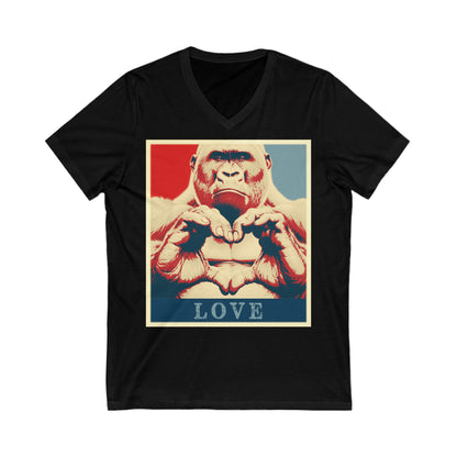 Gorilla Heart V-Neck Tee
