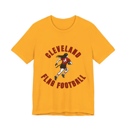 Cleveland Girls Flag Football Adult Sports T-Shirt
