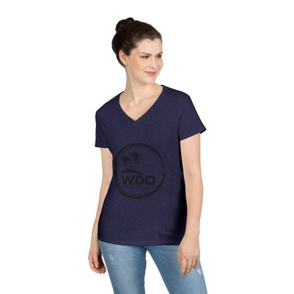 Ohana Tee (Ladies V-neck w/ black logo)