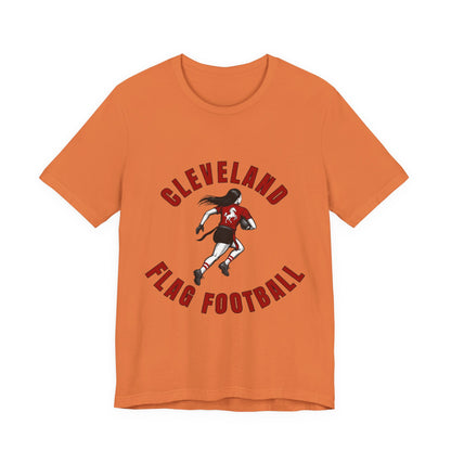 Cleveland Girls Flag Football Adult Sports T-Shirt