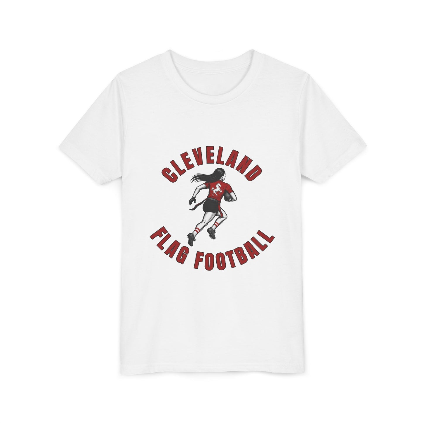 Cleveland Girls Flag Football Youth T-Shirt