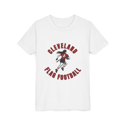 Cleveland Girls Flag Football Youth T-Shirt