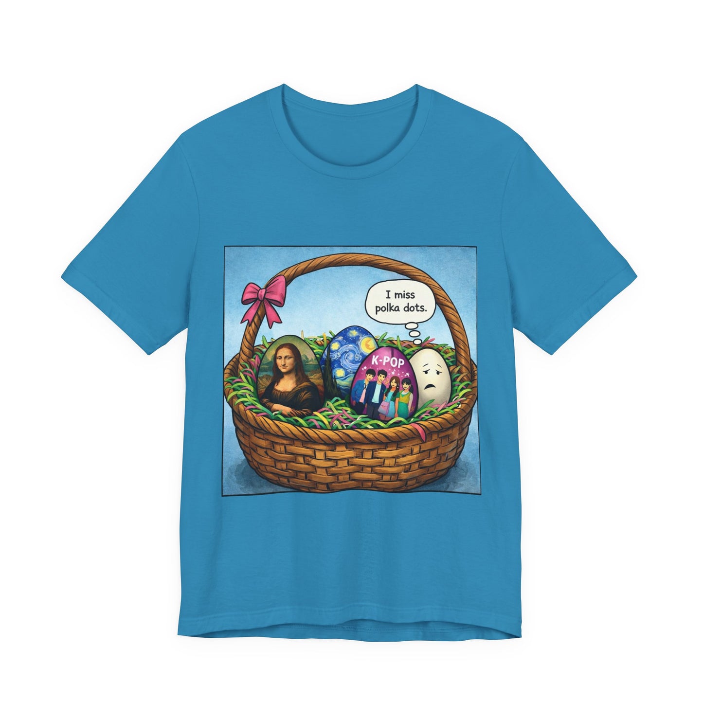 I Miss Polka Dots - Easter Basket Tee
