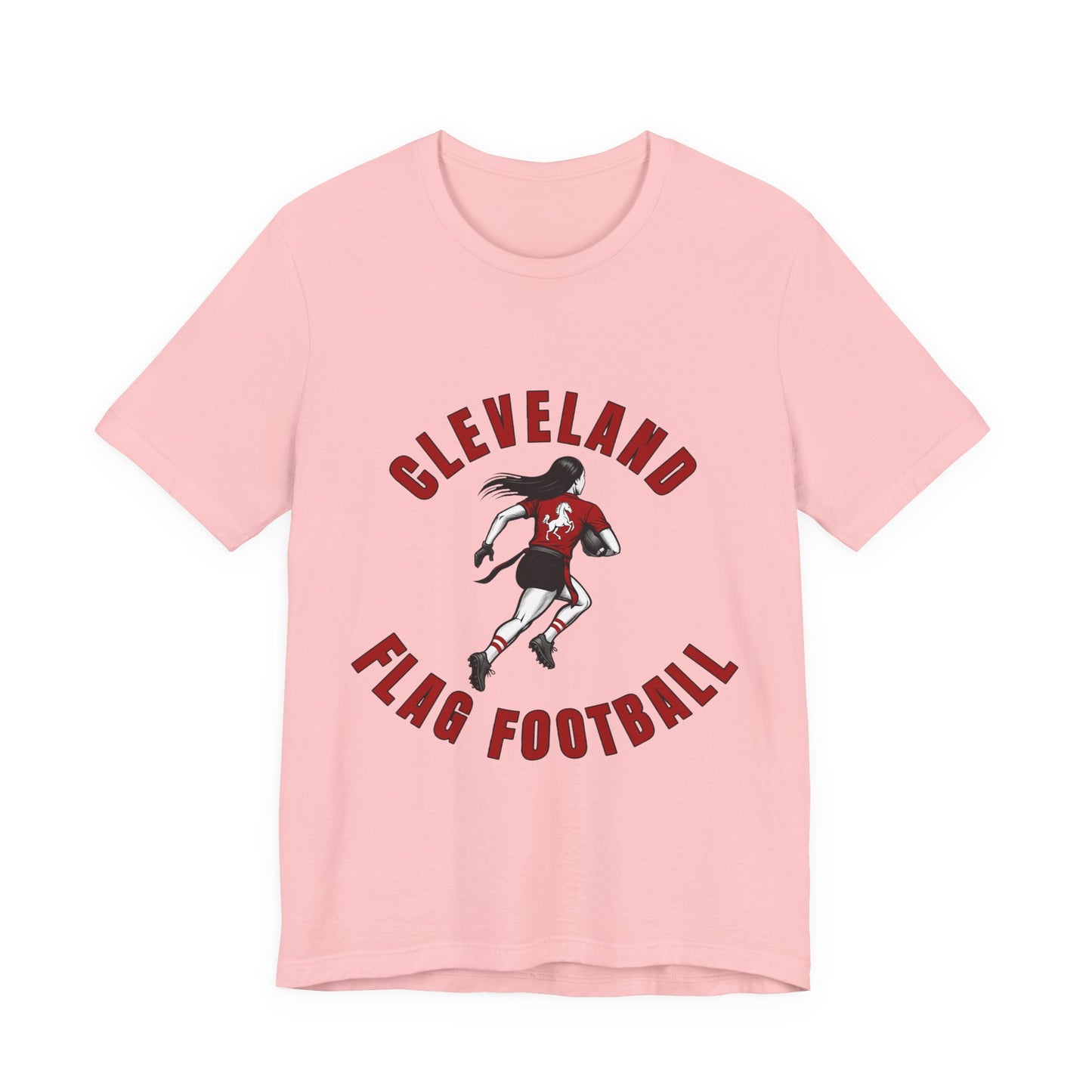 Cleveland Girls Flag Football Adult Sports T-Shirt