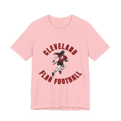 Cleveland Girls Flag Football Adult Sports T-Shirt