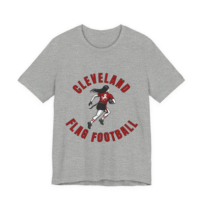 Cleveland Girls Flag Football Adult Sports T-Shirt
