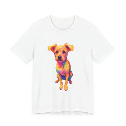 Terrier Lover T-Shirt – Adorable Dog Graphic Tee, Soft Cotton Unisex Shirt, Perfect Gift for Pet Owners