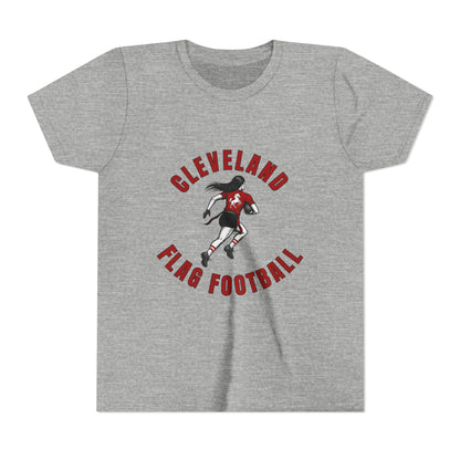 Cleveland Girls Flag Football Youth T-Shirt
