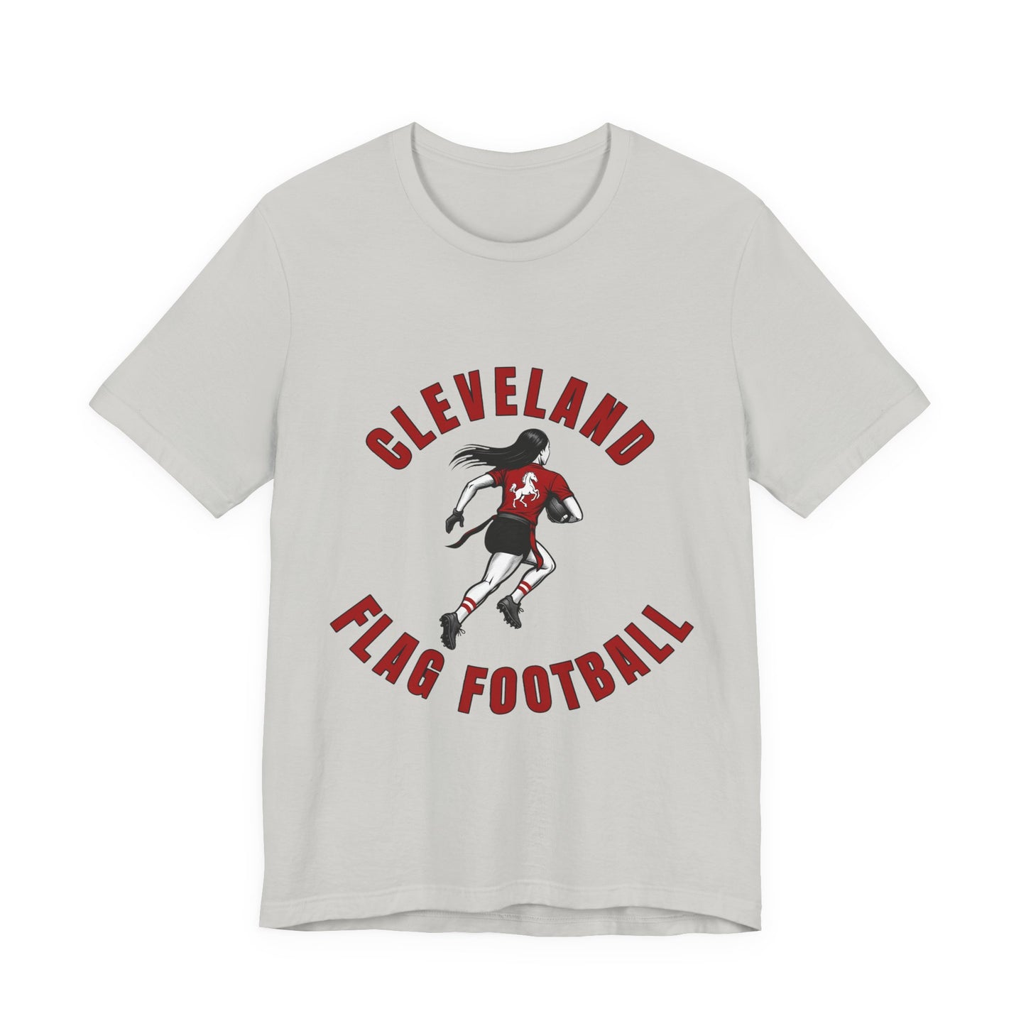 Cleveland Girls Flag Football Adult Sports T-Shirt