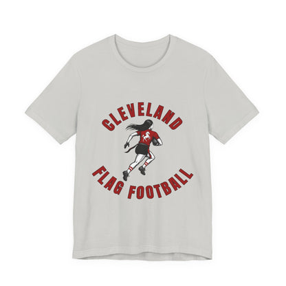 Cleveland Girls Flag Football Adult Sports T-Shirt