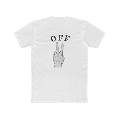 PEACE OFF Crew Graphic T-Shirt – Premium Cotton Streetwear Tee, Minimalist Statement Shirt, Unisex Casual Fashion Top