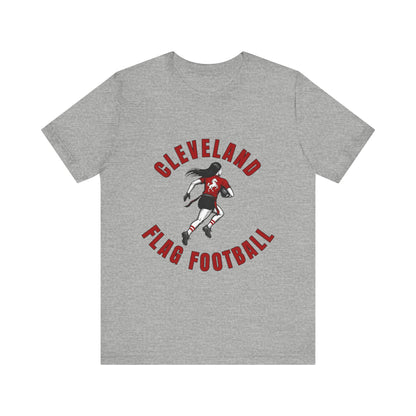 Cleveland Girls Flag Football Adult Sports T-Shirt