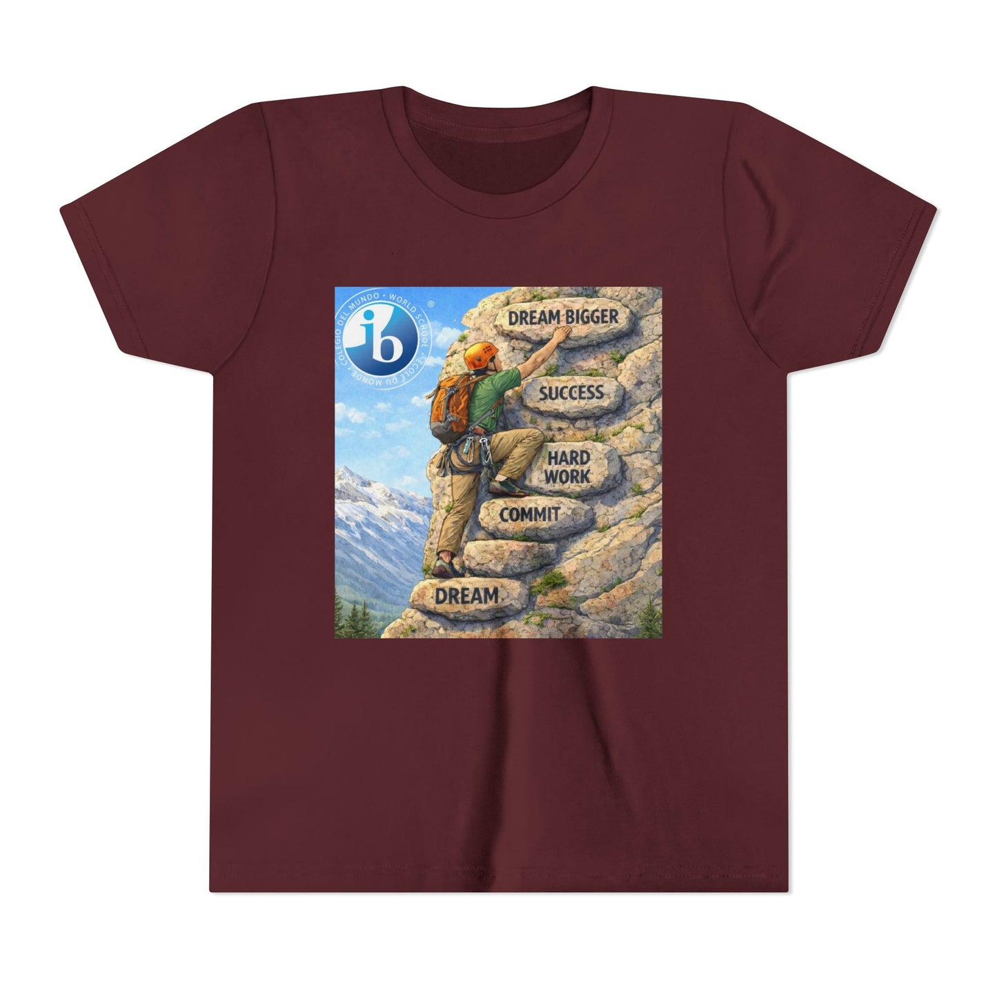 Youth Boys Tee — IB Climb to Success