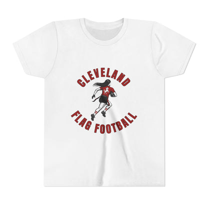 Cleveland Girls Flag Football Youth T-Shirt