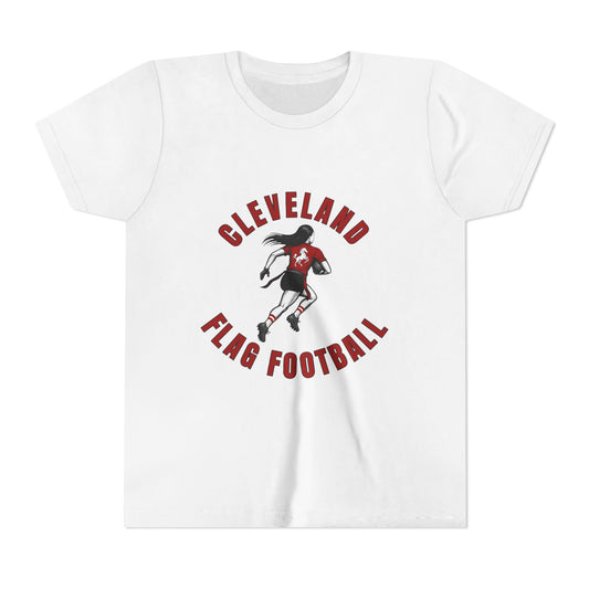 Cleveland Girls Flag Football Youth T-Shirt