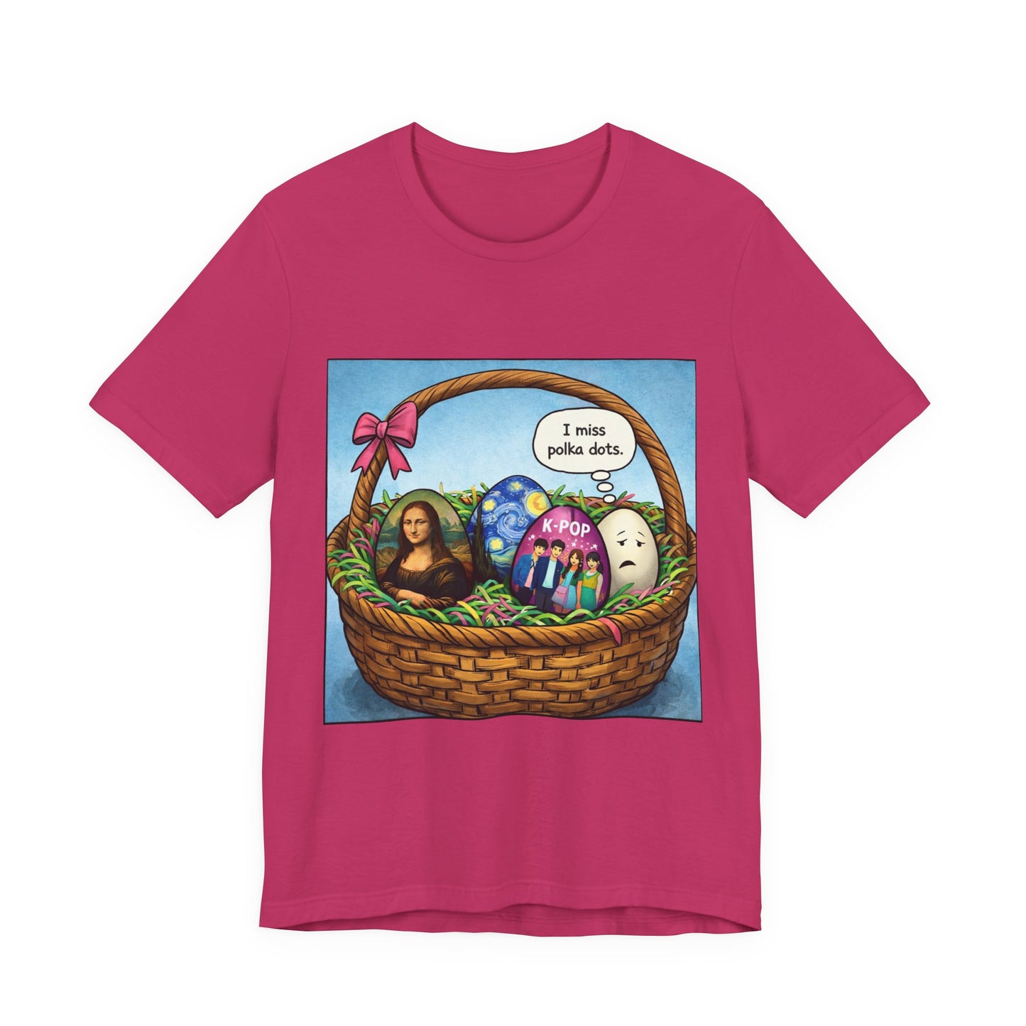 I Miss Polka Dots - Easter Basket Tee