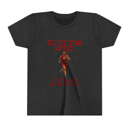 Youth Boys Tee 1 — "Built for Speed" Cleveland Track & Field